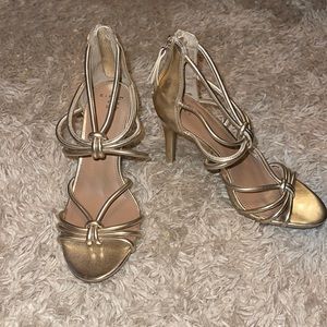 Gold heels